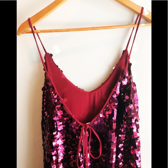 Free People Paillette Sequin Slip Dress - Picture 8 of 8